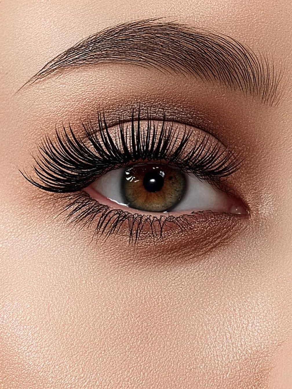 Lash extension close-up